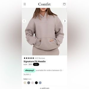 Comfrt unisex hoodie